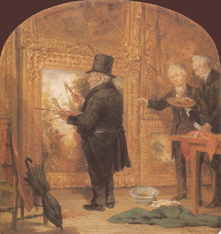 William Parrott Turner on Varnishing Day Germany oil painting art